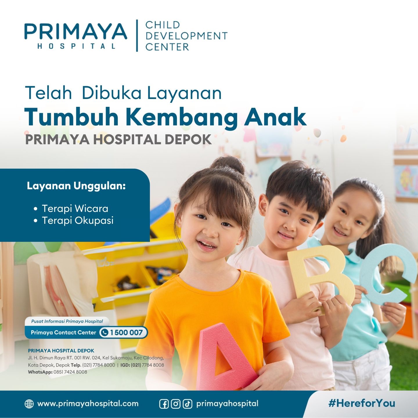 Tumbuh Kembang Anak - Primaya Hospital Depok