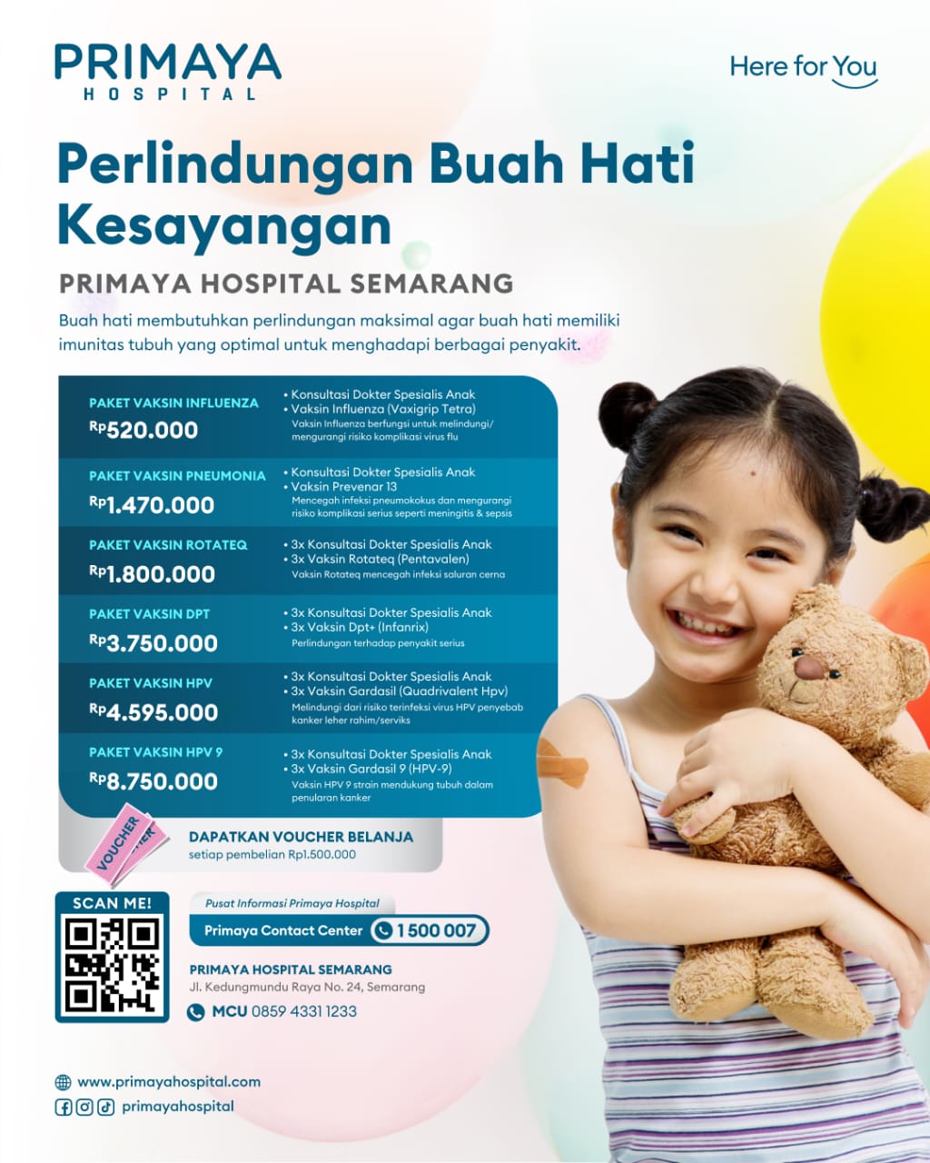 Paket vaksin Semarang