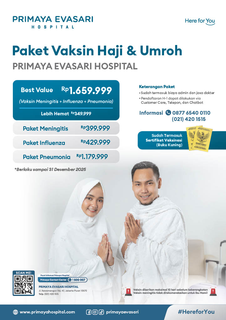 Vaksin Haji dan Umroh - Primaya Evasari Hospital