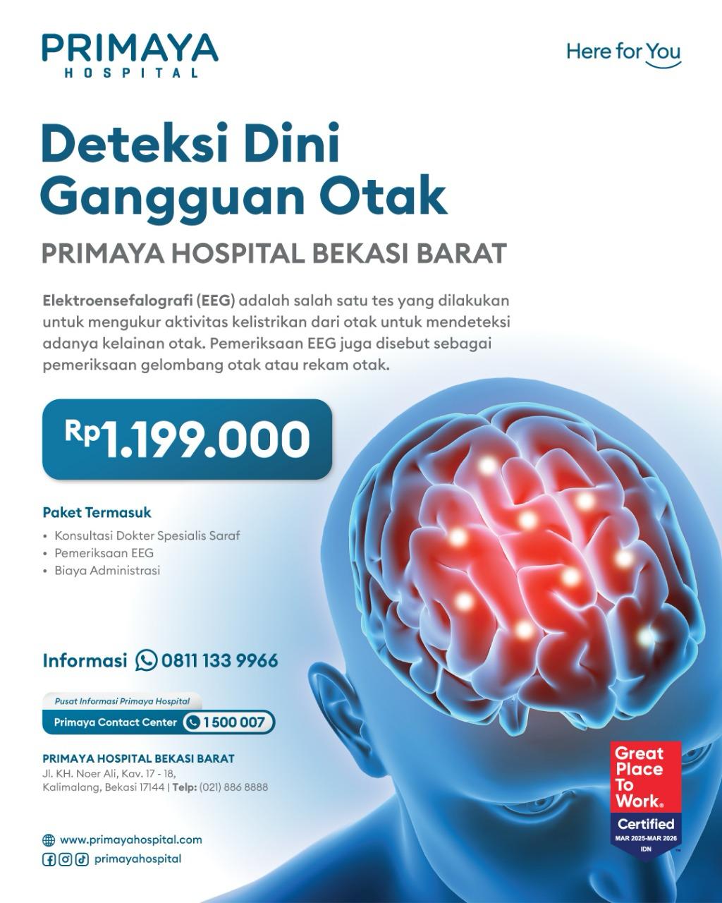Deteksi Dini Gangguan Otak