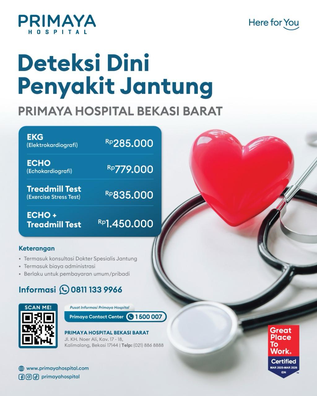 Deteksi Dini Penyakit Jantung Bekasi