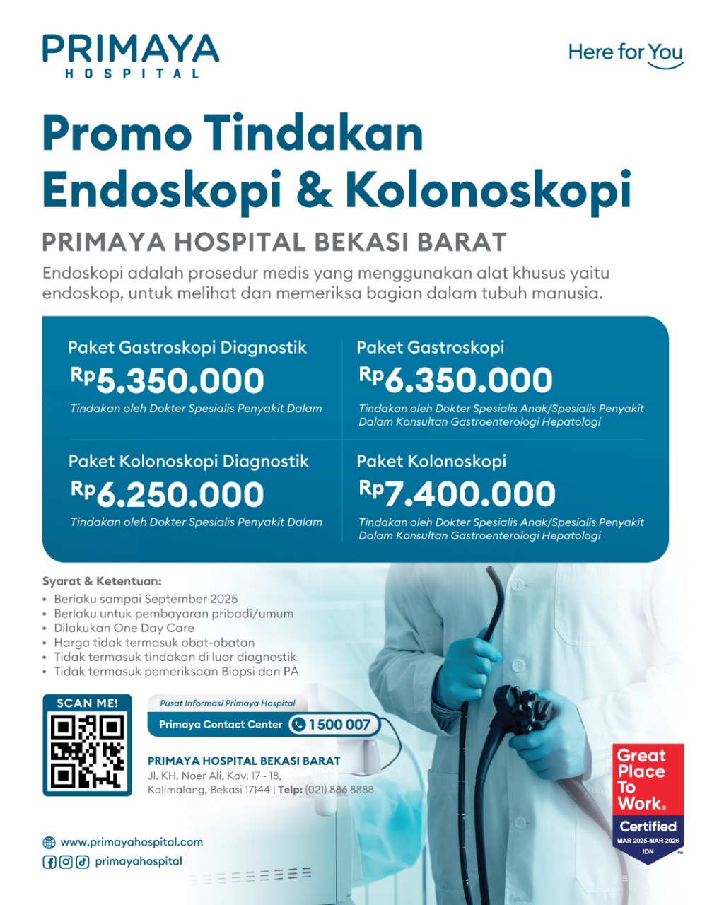 Endoskopi Kolonoskopi Bekasi